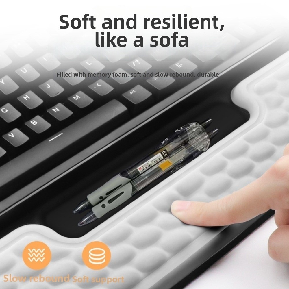 Keyboard Wrist Pad Leather - Компьютерная подставка для клавиатуры с мягкой