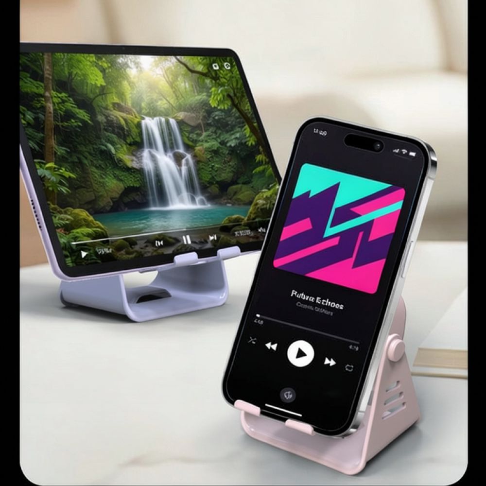 Tech Accessories Stand - Настольная Bluetooth-колонка с подставкой для телефона,
