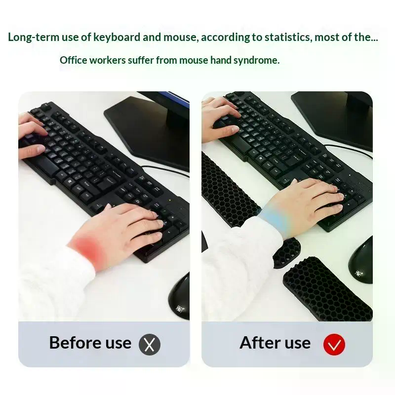Keyboard Wrist Pad Leather - Эргономичная подставка для запястья для мыши