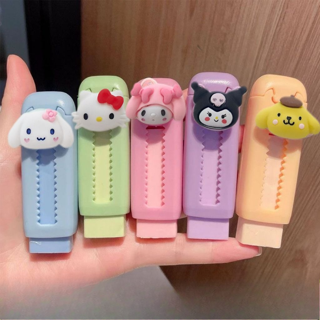 Мультяшный выдвижной ластик с  – обзор и цена Kawaii Tech Accessories