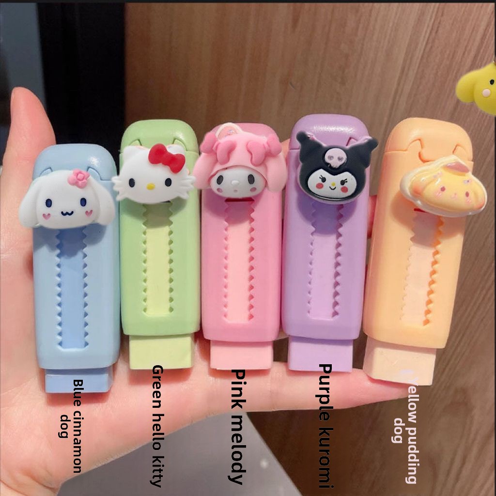 Мультяшный выдвижной ластик с  – обзор и цена Kawaii Tech Accessories