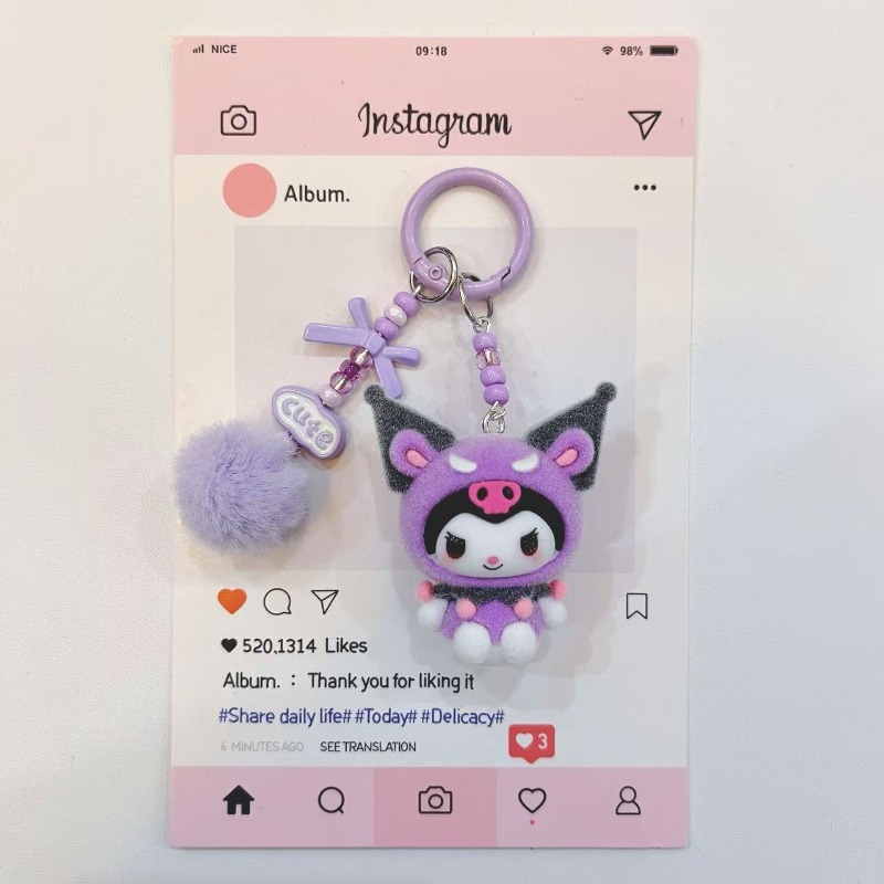 Модный брелок-фигурка Куроми и – обзор и цена Kawaii Tech Accessories