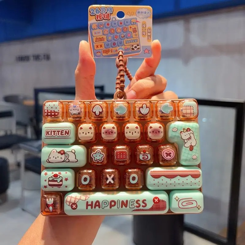 Брелок-кейкап в конфетных цвет – обзор и цена Kawaii Tech Accessories